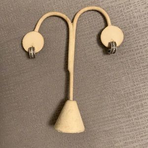 David Yurman petit pave biggie hoop